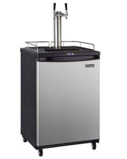 Kegco 24" Wide Cold Brew Coffee Single Stainless Steel Commercial/Residential Kegerator - ICZ163S-1NK