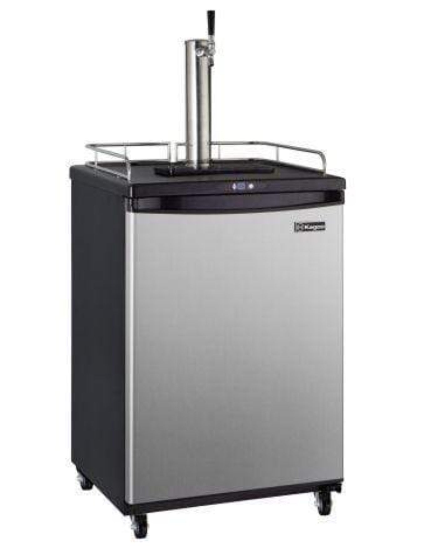 Kegco 24" Wide Cold Brew Coffee Single Stainless Steel Commercial/Residential Kegerator - ICZ163S-1NK