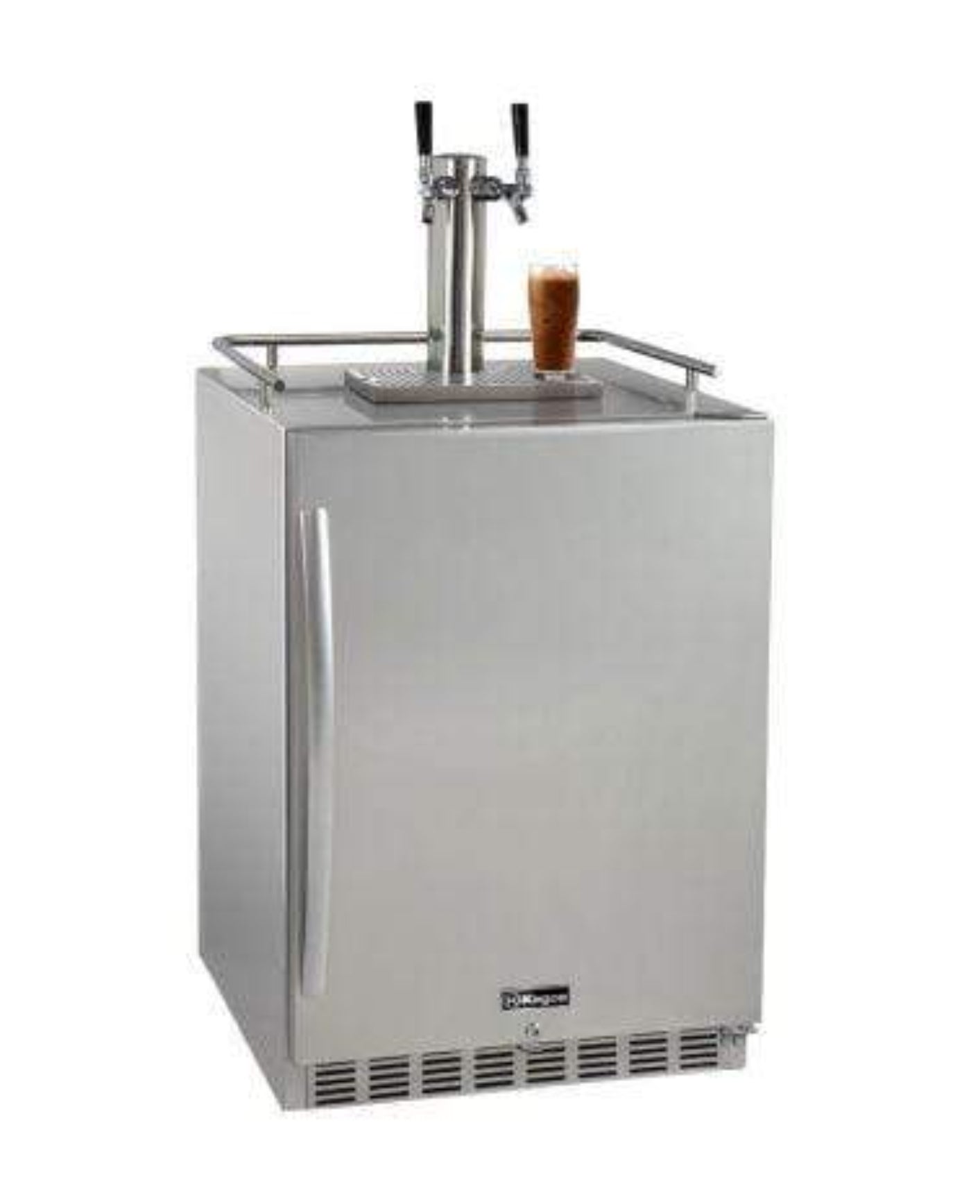 24" Wide Cold Brew Coffee Tap All Stainless Steel Outdoor Built-In Right Hinge Kegerator - ICHK38SSU-1