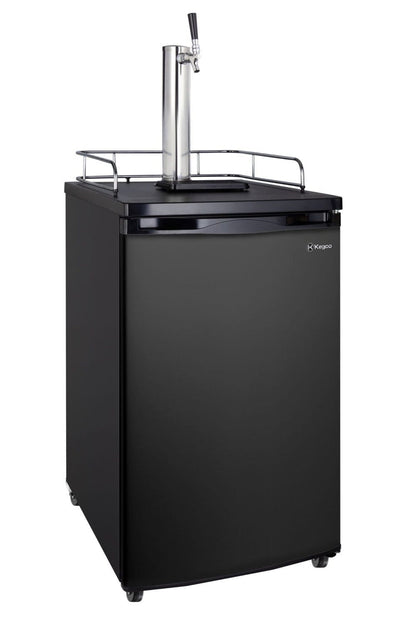 Kegco 20" Wide Cold Brew Coffee Single Tap Black Kegerartor - ICK19B-1NK