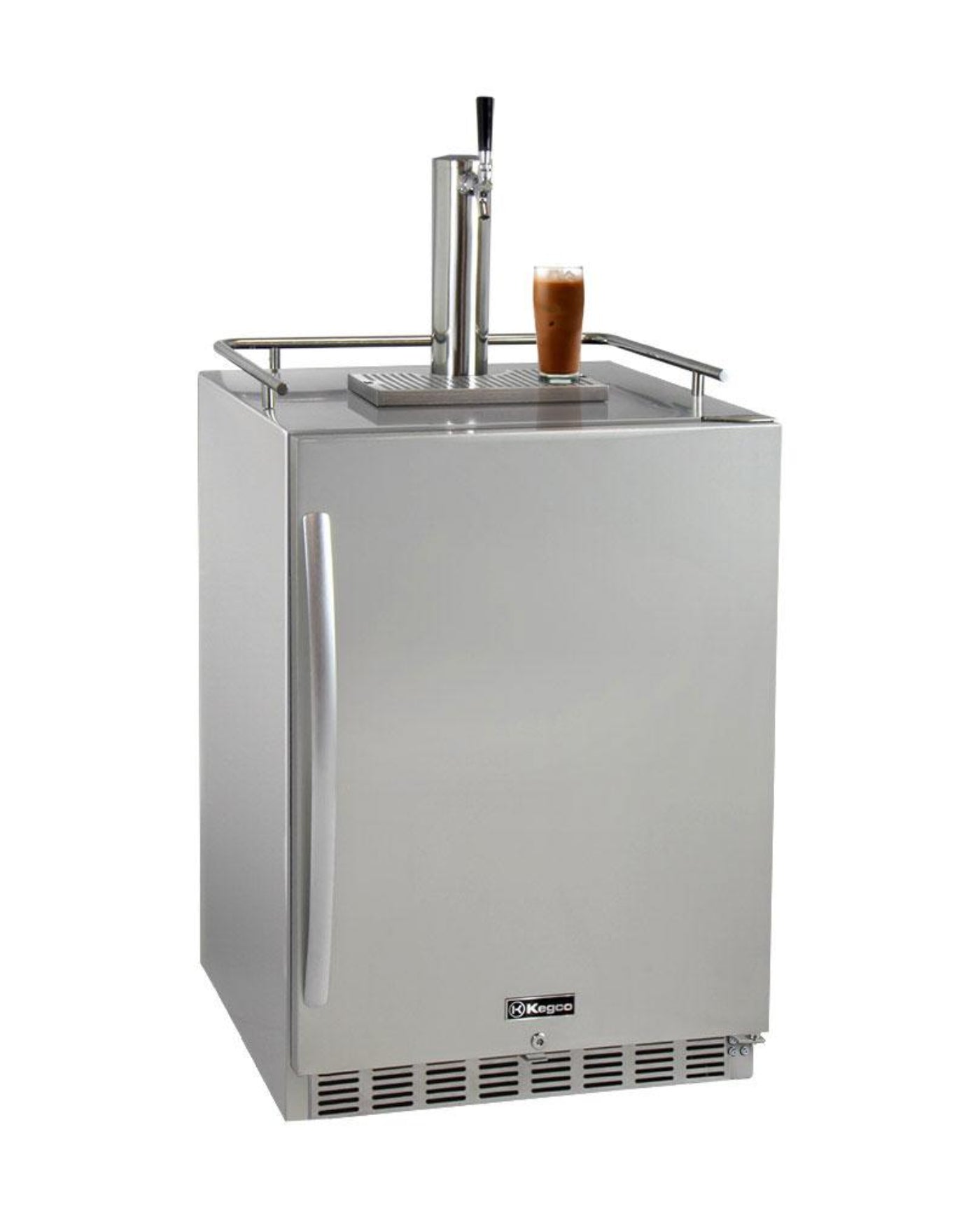 24" Wide Cold Brew Coffee Tap All Stainless Steel Outdoor Built-In Right Hinge Kegerator - ICHK38SSU-1