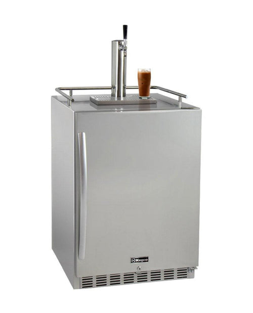 24" Wide Cold Brew Coffee Tap All Stainless Steel Outdoor Built-In Right Hinge Kegerator - ICHK38SSU-1
