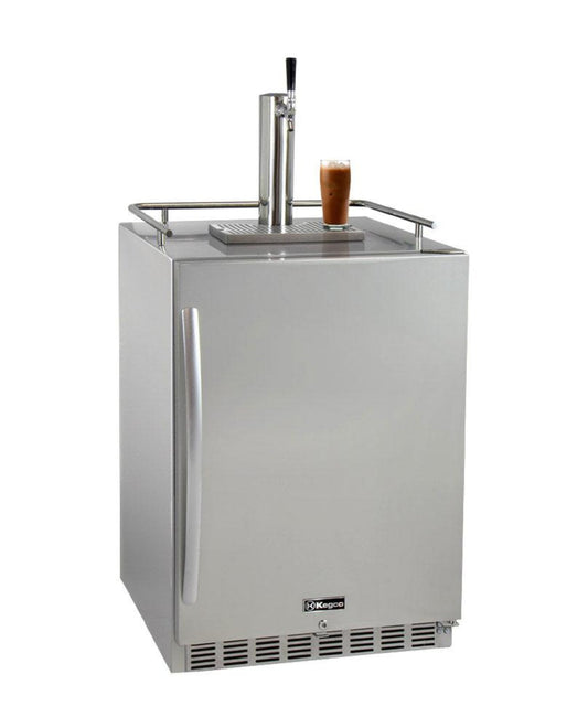 24" Wide Cold Brew Coffee Tap All Stainless Steel Outdoor Built-In Right Hinge Kegerator - ICHK38SSU-1