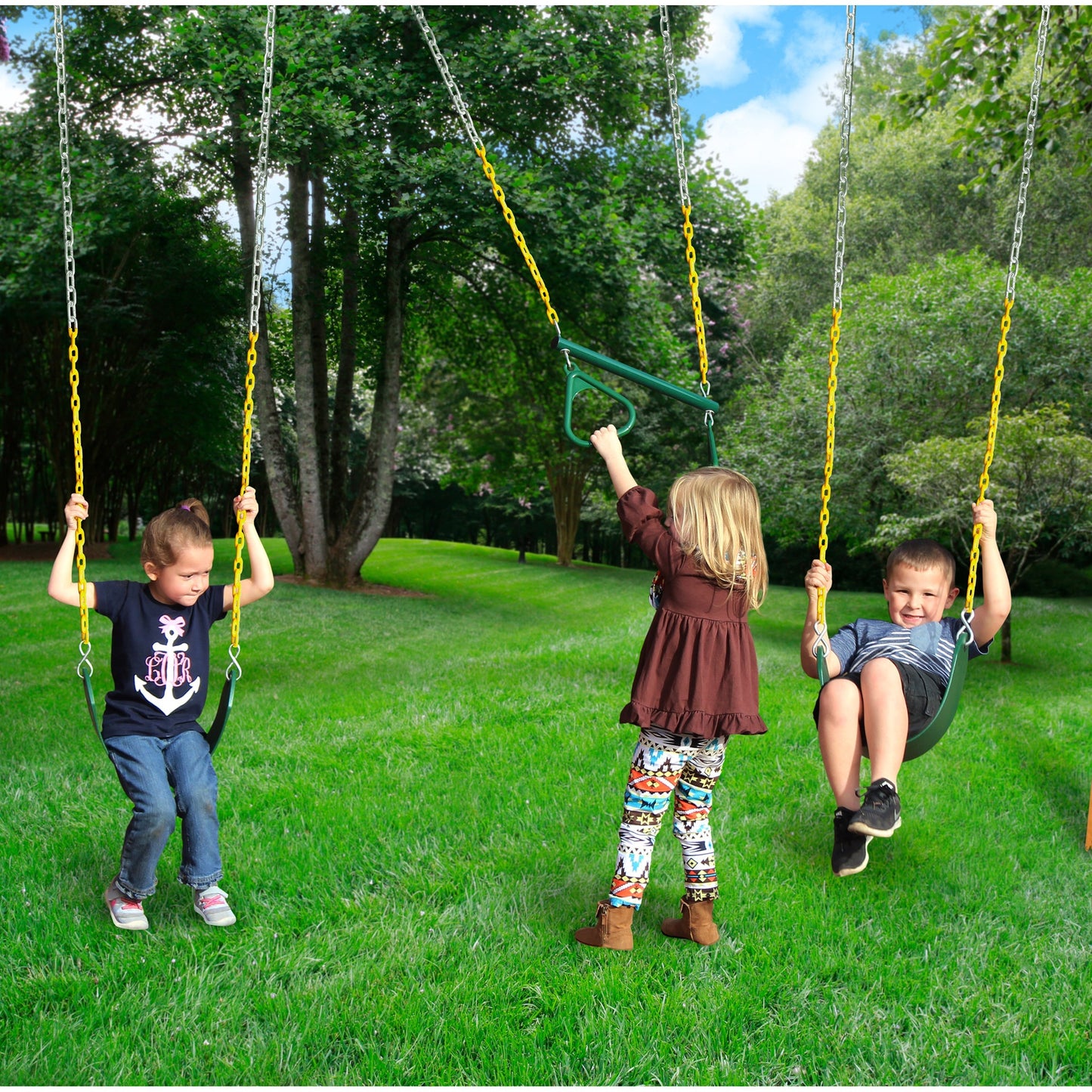 Gorilla Playsets Chateau Swing Set