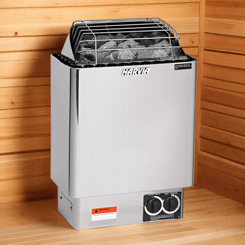 Harvia KIP60B 6kW Electric Sauna Heater with Built-in Controls - JH60B2401