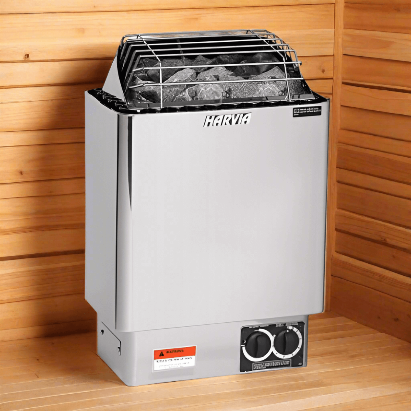 Harvia KIP60B 6kW Electric Sauna Heater with Built-in Controls - JH60B2401