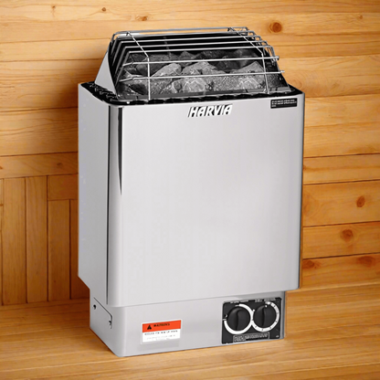 Harvia 8kW Electric Sauna Heater with Built-in Controls - JH80B2401