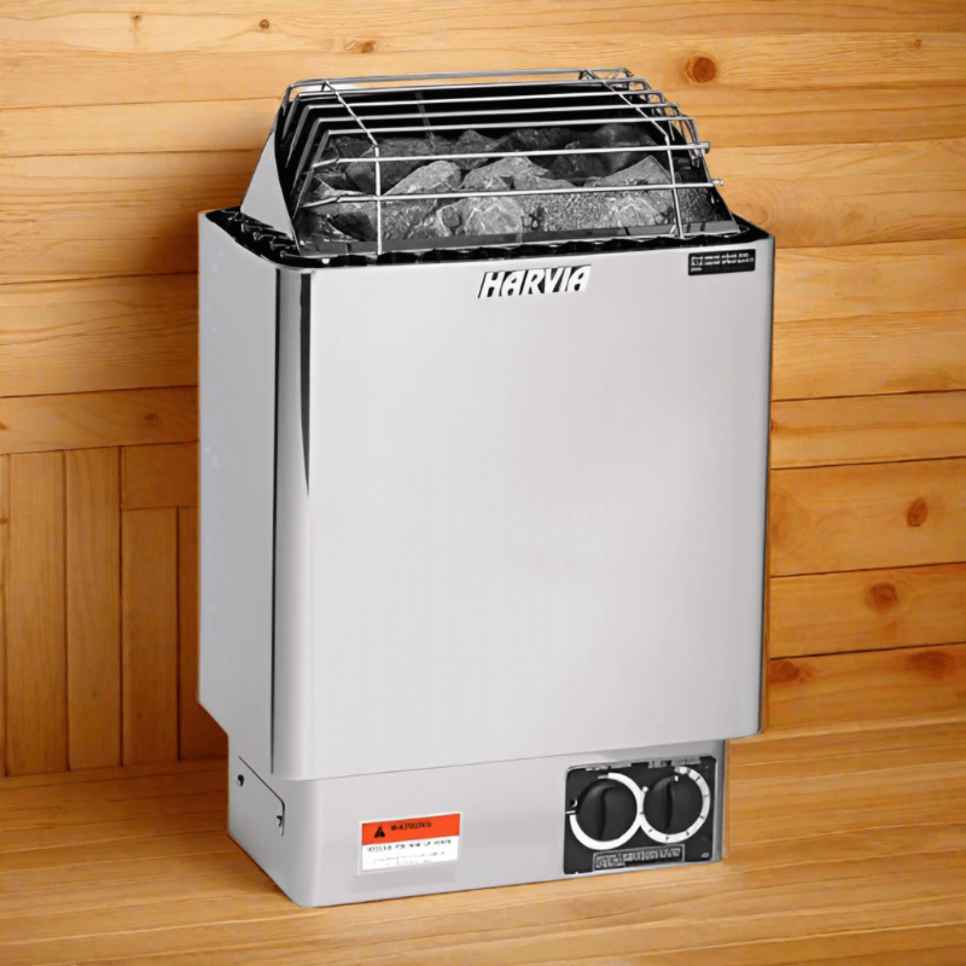 Harvia KIP45B 4.5kW Electric Sauna Heater with Built-in Controls - JH45B2401