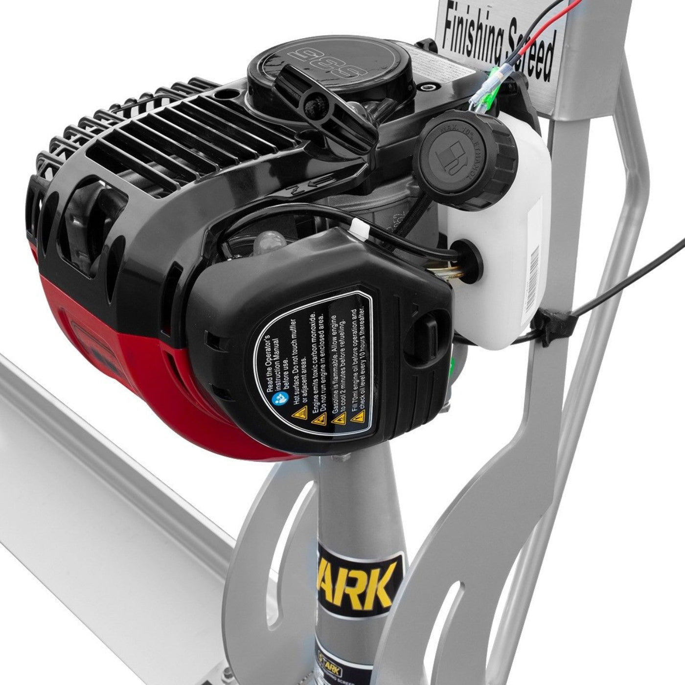 Stark USA 6.5HP Plate Compactor Gas-Powered 196cc 4000lbs Force With Water Tank - 61006