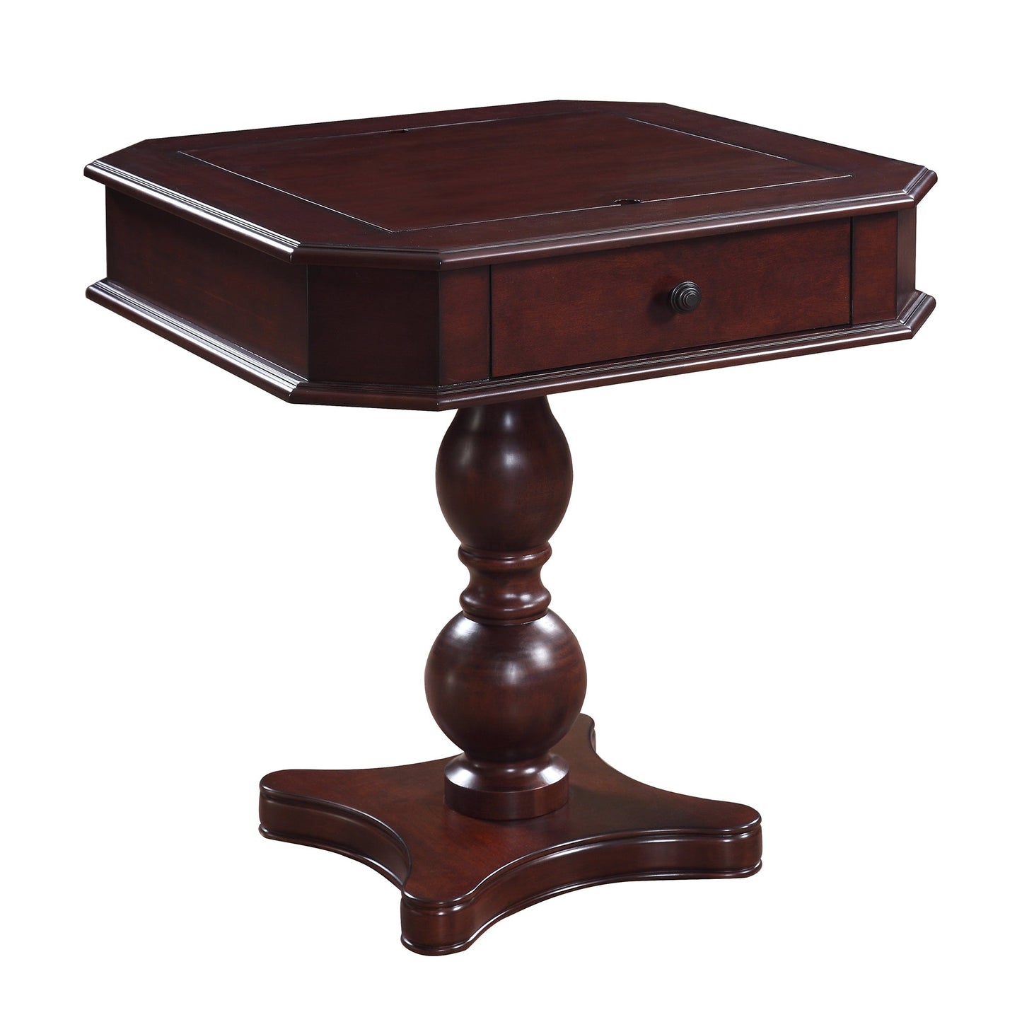 Hathaway Fortress 3 in 1 Mahogany Chess Game Table w/ Chairs - BG2995