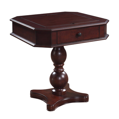 Hathaway Fortress 3 in 1 Mahogany Chess Game Table w/ Chairs - BG2995