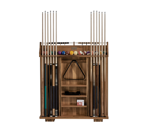 American Heritage Knoxville Freestanding Cue Rack Acacia - KNOXFLOORRACK-AC