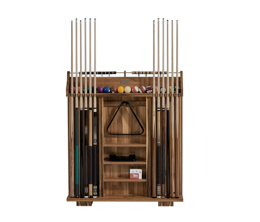American Heritage Knoxville Freestanding Cue Rack Acacia - KNOXFLOORRACK-AC