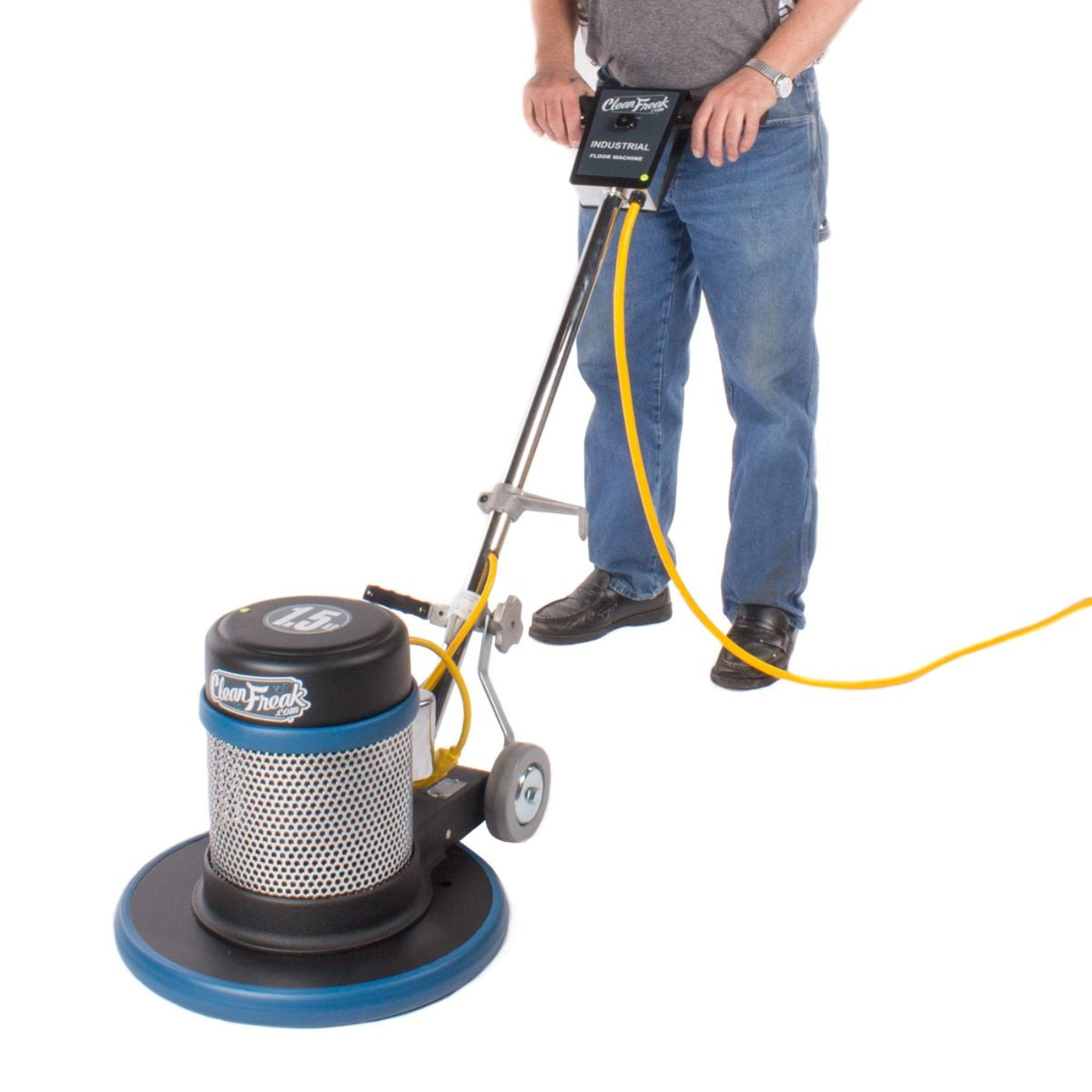 CleanFreak 17" Heavy Duty 175 RPM Rotary Floor Buffer (Pad Holder Sold Separately) - KOB-00-4497-4