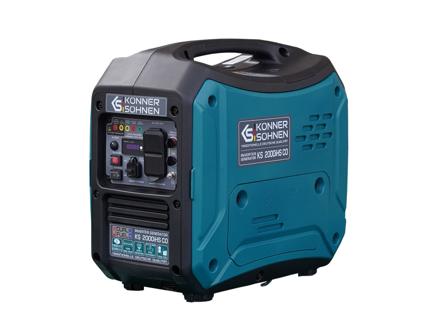 Aurora Generators Konner-Sohnen LPG/Gasoline inverter generator KS 2000iHS CO - KS 2000iH CO