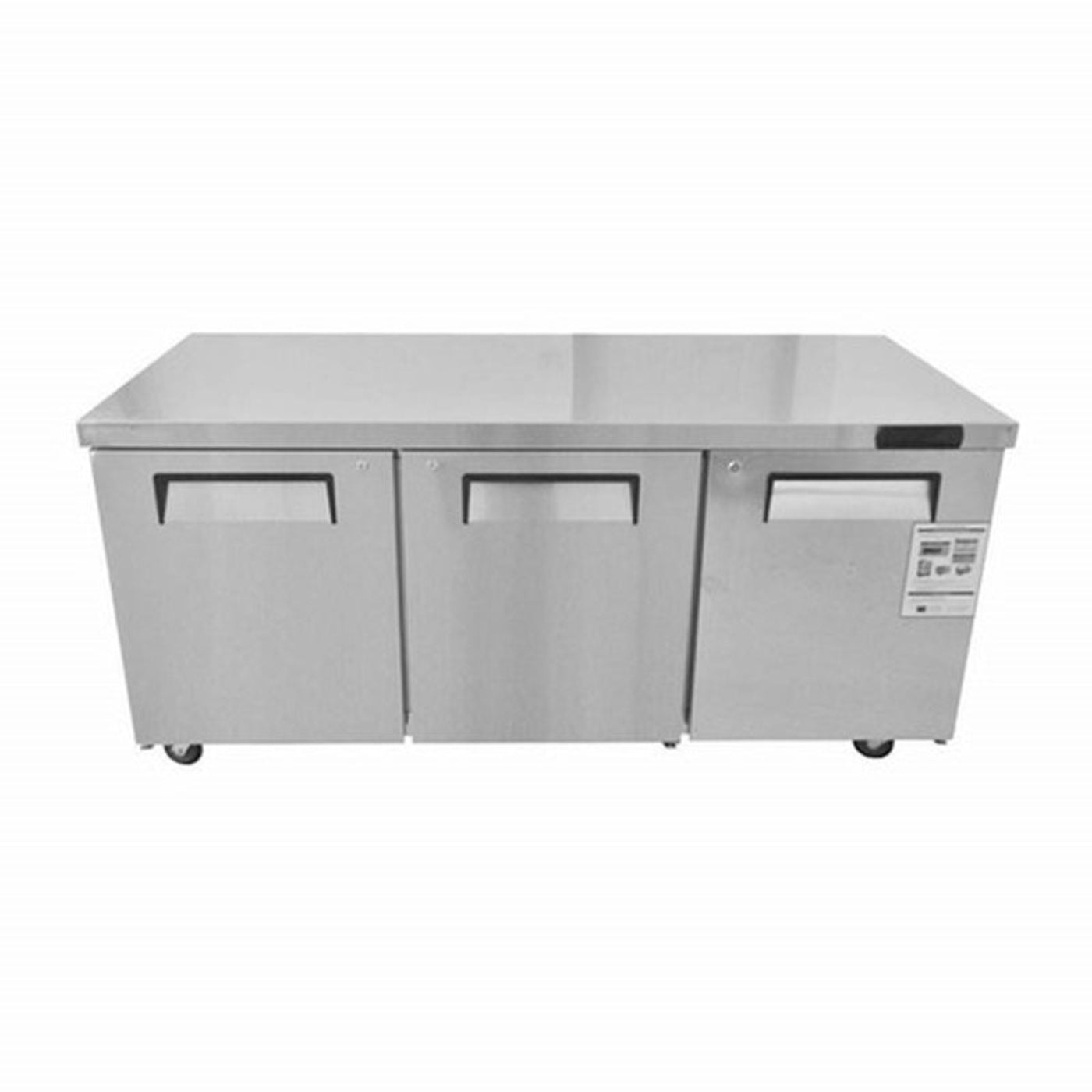 Chef AAA - Commercial 72" Undercounter Worktop Freezer 18.9cu.ft. NSF - TUC72F