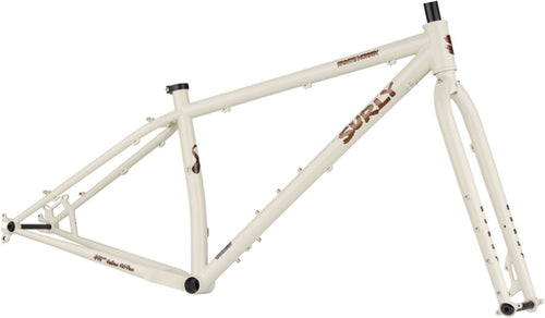 NEW Surly Karate Monkey Mountain Bike Frameset - 27.5/29", Steel, Snow Mold - 210000059445