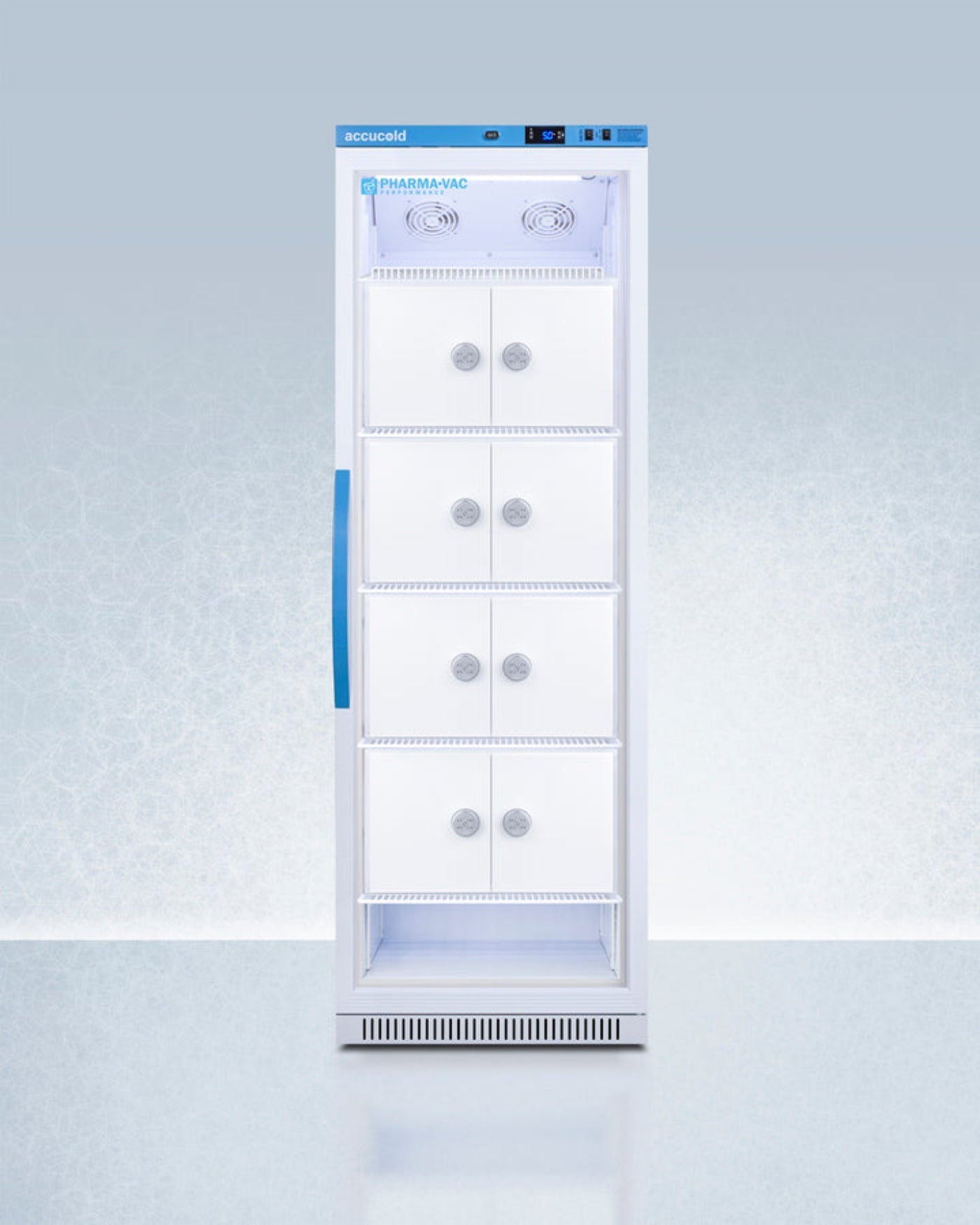 Accucold - 15 Cu.Ft. Upright Vaccine Refrigerator with Interior Lockers - ARG15PVLOCKER