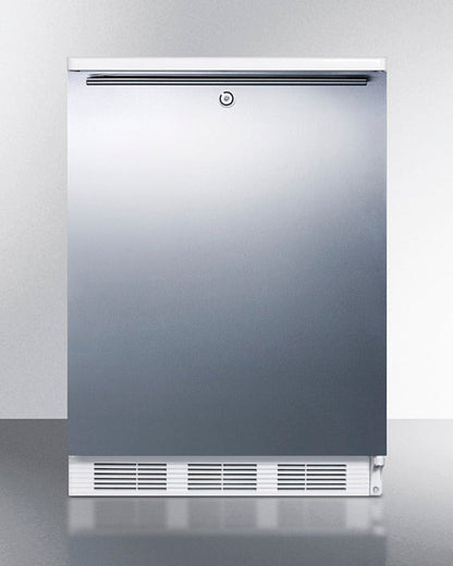 Accucold - 24" Wide Refrigerator-Freezer - CT66LWSSHH