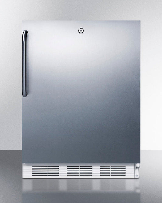 Accucold Summit - 24" Wide Built-In Refrigerator-Freezer, ADA Compliant  -  CT66LWBISSTBADA