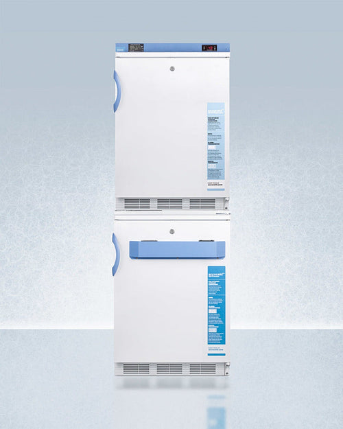 Accucold - 24" Wide Performance Series All-Refrigerator/All-Freezer Combination - ARS6PV-AFZ5PVBIADASTACK