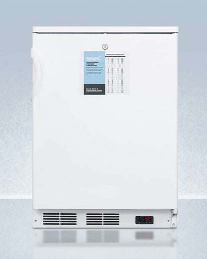 Accucold - 24" Wide All-Refrigerator, ADA Compliant - FF6LWPROADA