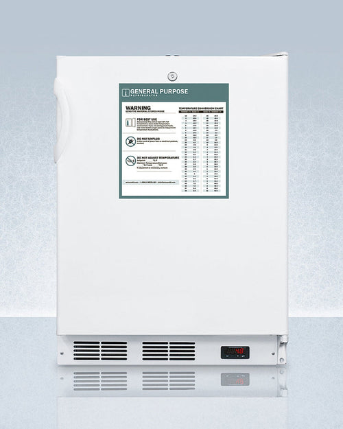 Accucold - 24" Wide Built-In All-Refrigerator, ADA Compliant - FF7LWBIADAGP