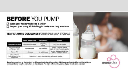 MomCube - 15 Cu.Ft. Breast Milk Refrigerator