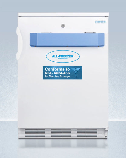 Accucold - 24" Wide Built-In All-Freezer - VT65MLVAC456
