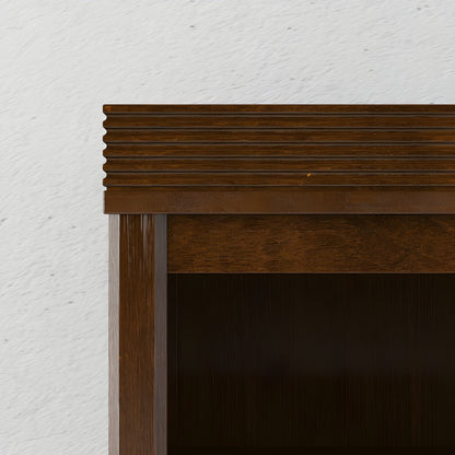 Leto Muro Coventry Storage Side Tower in Walnut CSTR