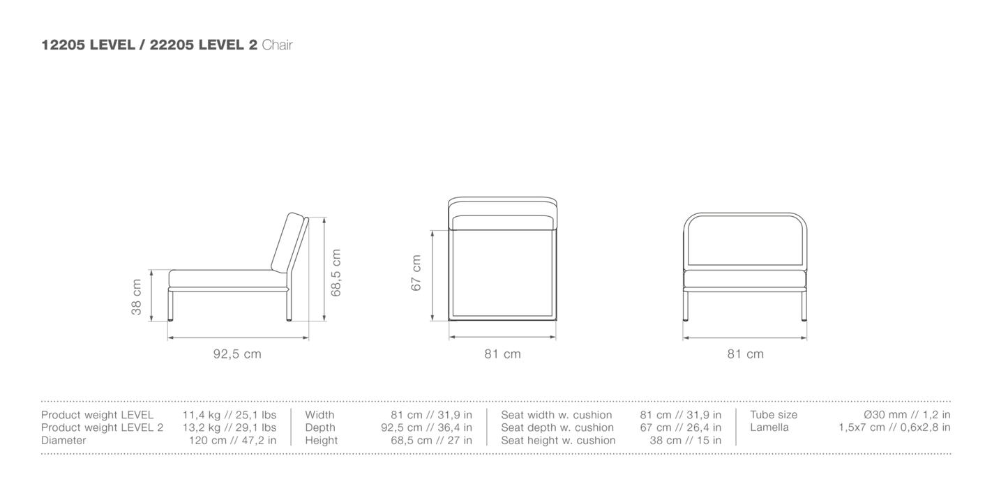 HOUE LEVEL Outdoor Chair - Procure Décor