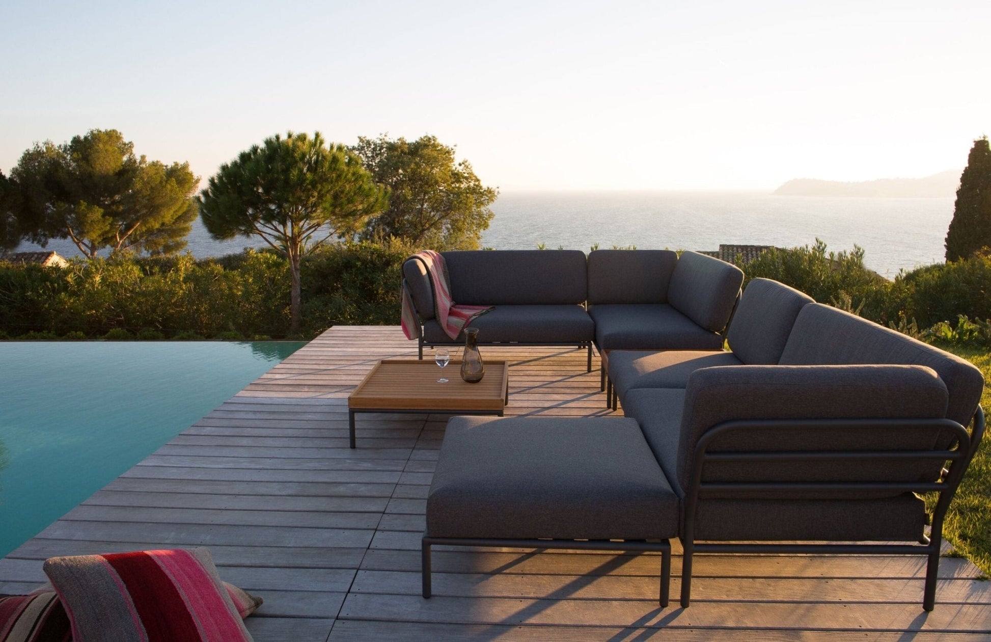 HOUE LEVEL Outdoor Ottoman - Procure Décor