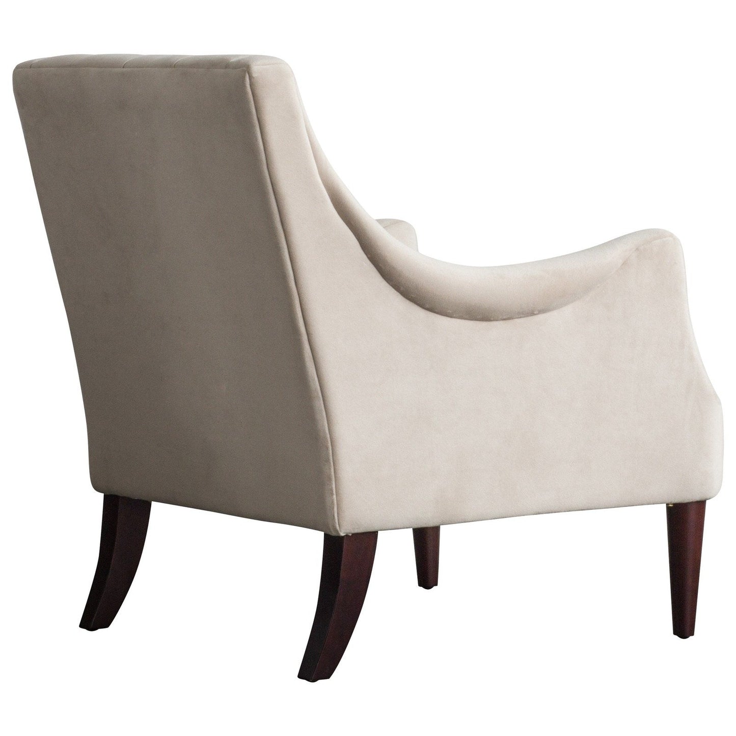 New Pacific Direct Marlene Velvet Fabric Tufted Accent Chair 1900121-346