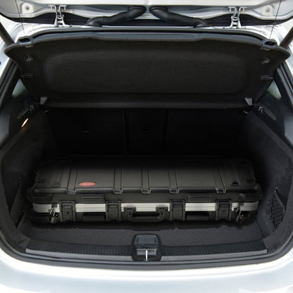 SKB Cases 4009 Hard Exterior Waterproof Short Double Rifle Transport Case, Black - 189869