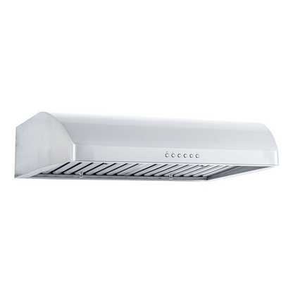 Proline PLJW 125 - Low Profile Ducted Under-Cabinet Range Hood, 900 CFM | Stainless Steel Design - PLJW 125.30