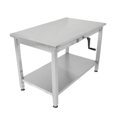 John Boos LT6-3048SSW ADA Stainless Steel 48" Work Table, Adjustable Height - JBLT63048SSW