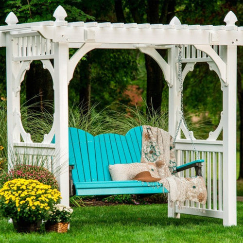 LuxCraft Classic Poly Vinyl Swing Stand - White - CVSSW