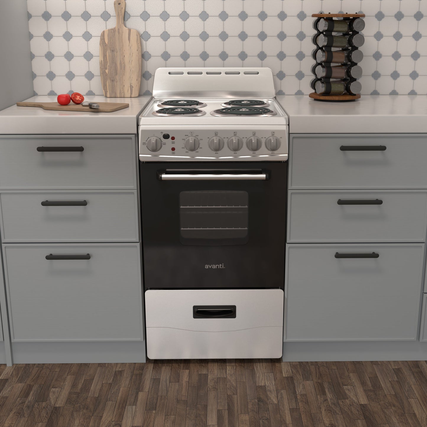 Avanti 20" Electric Range Oven with Framed Glass Door - ERU200P3S