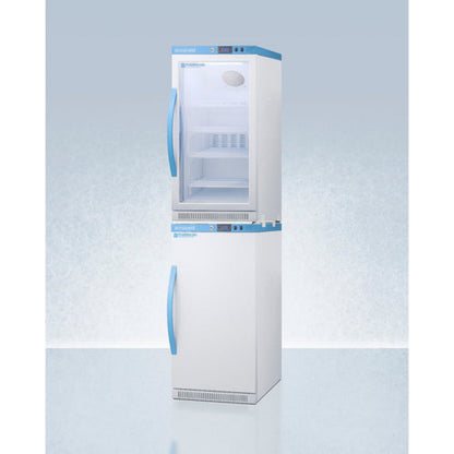 Accucold - 20" Wide Performance Series All-Refrigerator/All-Freezer Combination - ARG31PVBIADA-AFZ2PVBIADASTACK