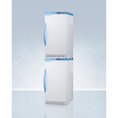 Accucold - 20" Wide Performance Series All-Refrigerator/All-Freezer Combination - ARS32PVBIADA-AFZ2PVBIADASTACK