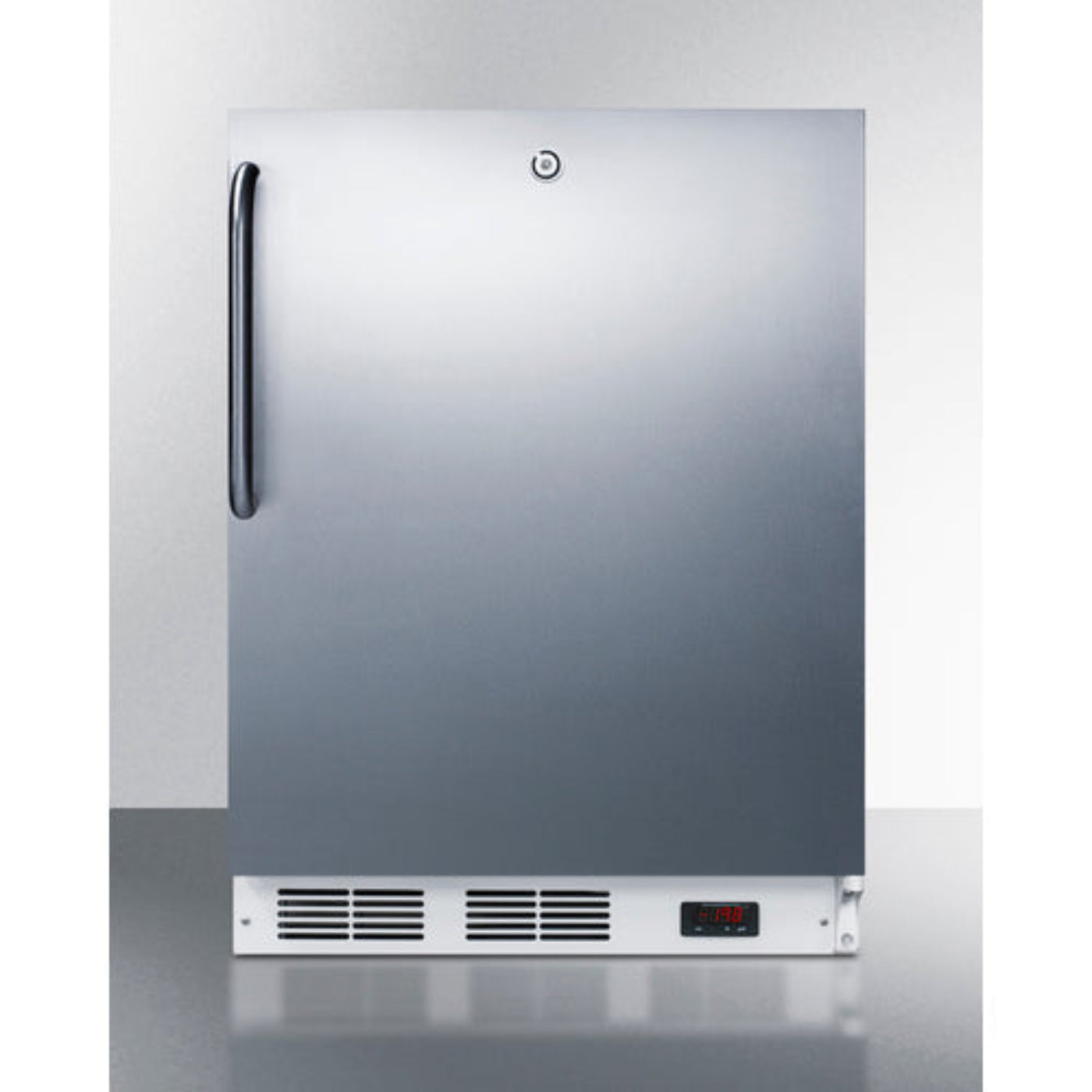 Accucold - 24" Wide Built-In Refrigerator-Freezer, ADA Compliant - CT66LWCSSADA