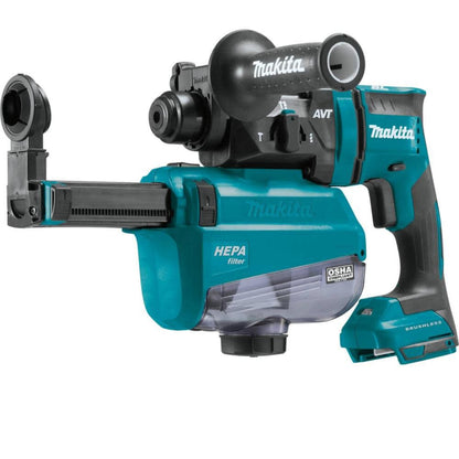 Makita 18V LXT️ 11/16in AVT️ SDS Plus Rotary Hammer Kit with HEPA Dust Extractor (Bare Tool) - XRH12ZW