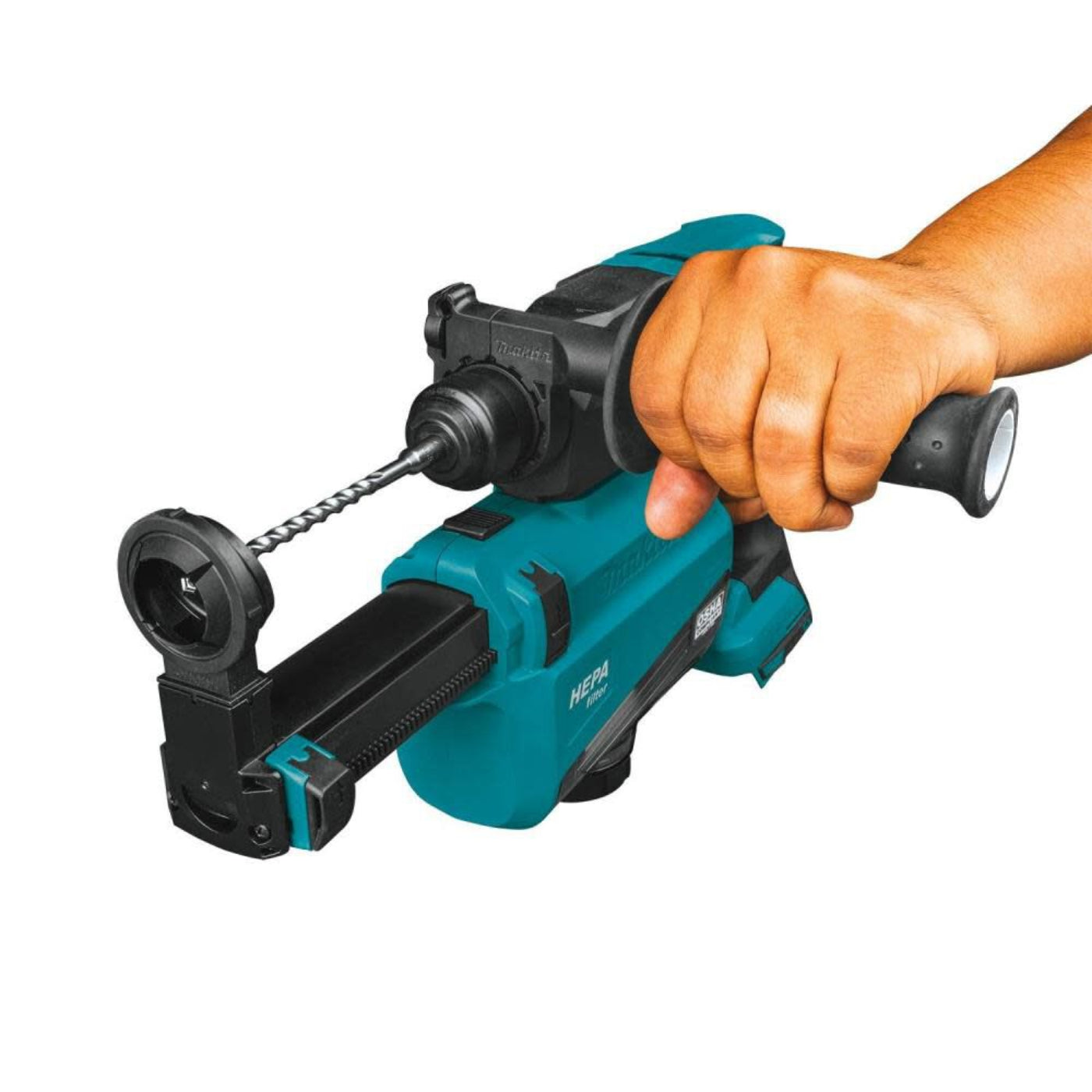 Makita (XRH12TW) 18V LXT️ BR 11/16in AVT SDS-Plus Rotary Hammer Kit with HEPA Dust Extractor - XRH12TW