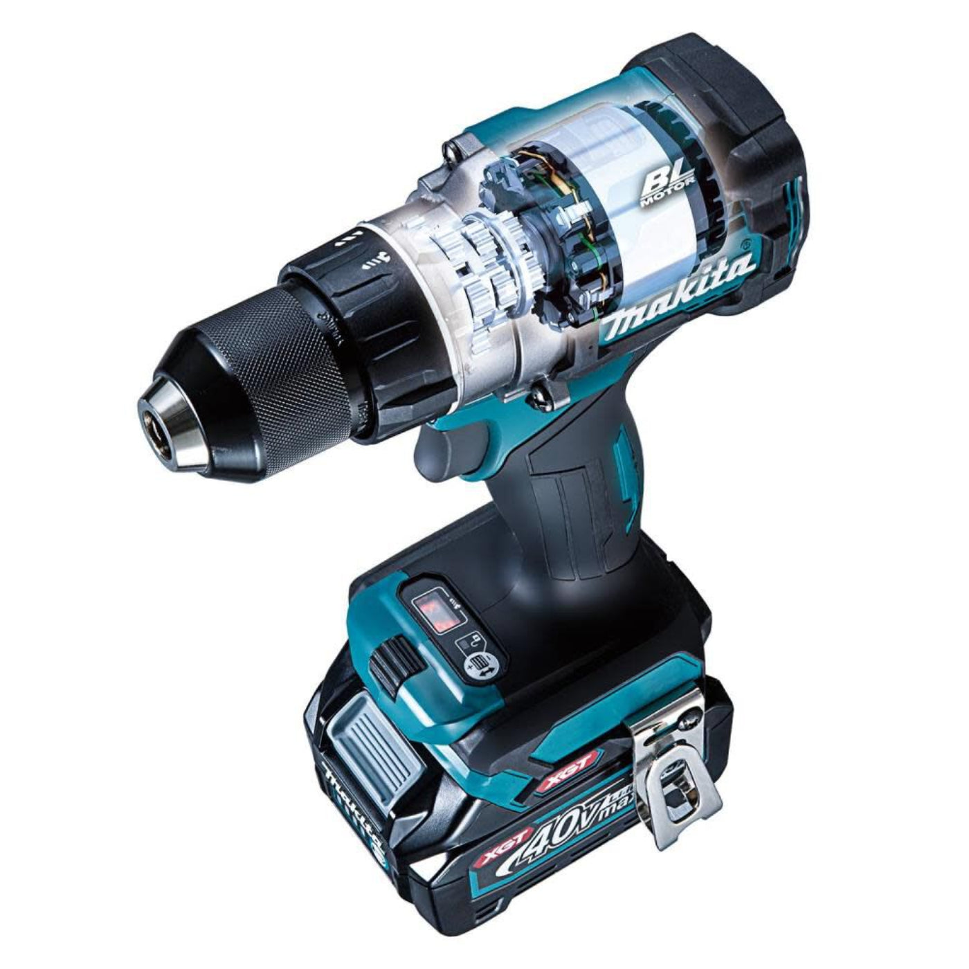 Makita (GPH01D) 40V max XGT Brushless Cordless 1/2" Hammer Driver-Drill Kit - GPH01D