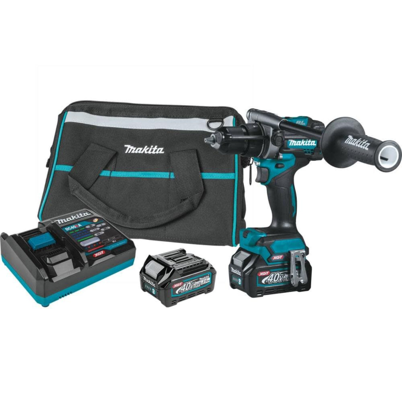 Makita (GPH01D) 40V max XGT Brushless Cordless 1/2" Hammer Driver-Drill Kit - GPH01D