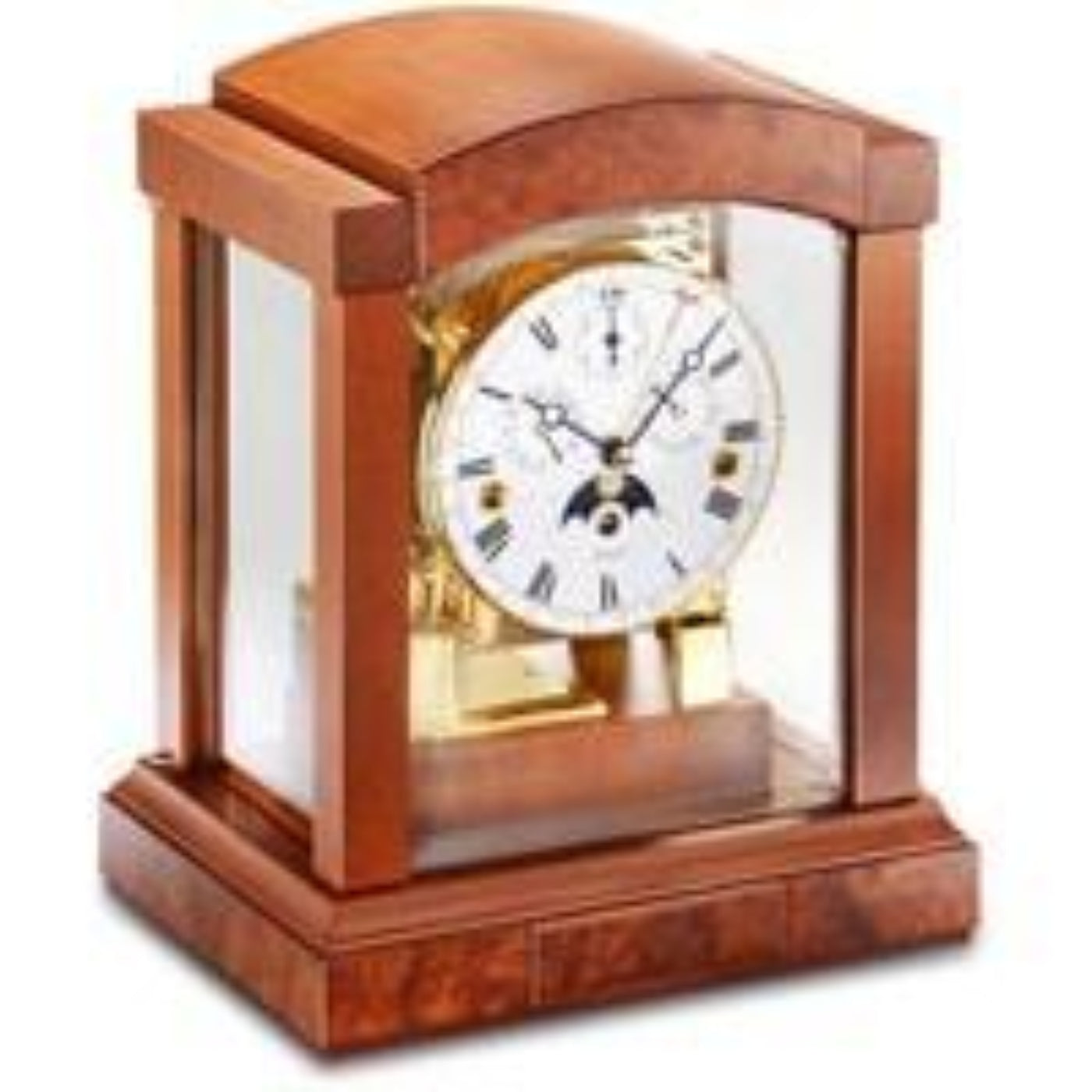 Kieninger Clocks  Mantel Clock, Triple Chimes, Multifunctional Dial, Cherry - MM 1242-41-02