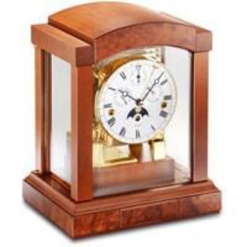 Kieninger Clocks  Mantel Clock, Triple Chimes, Multifunctional Dial, Cherry - MM 1242-41-02