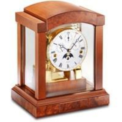 Kieninger Clocks  Mantel Clock, Triple Chimes, Multifunctional Dial, Cherry - MM 1242-41-02
