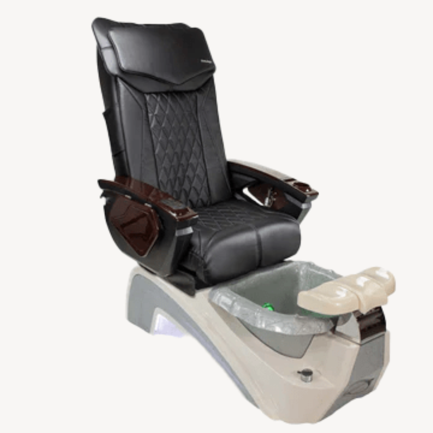 Mayakoba FEDORA II Pedicure Spa Chair - Shiatsulogic Lx - AYC-SPA-FEDORA-2-LX1807-001BLKDGY-18VBLK
