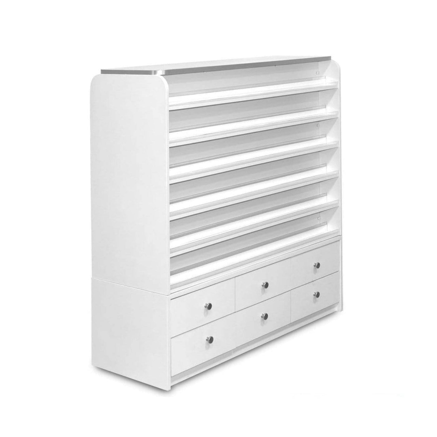 Mayakoba SONOMA Polish & Powder Rack With Cabinet (Double-Sided) - JAT-NPORK-3511-KIT